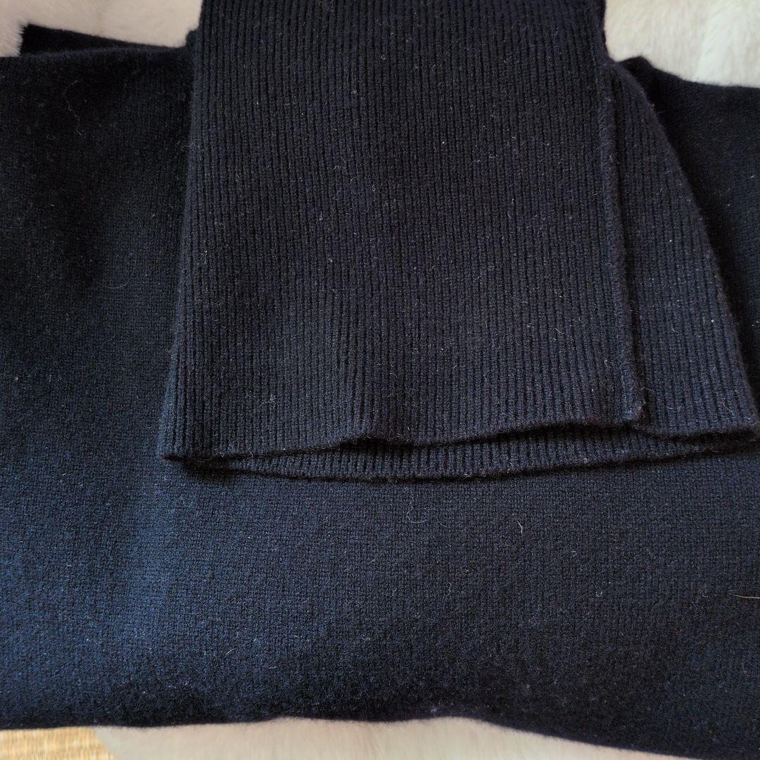 ドゥロワー　ウール100% タートルネック ニットワンピース