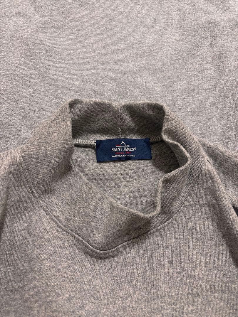 SAINT JAMES モックネックウェア ACIER チャコール M