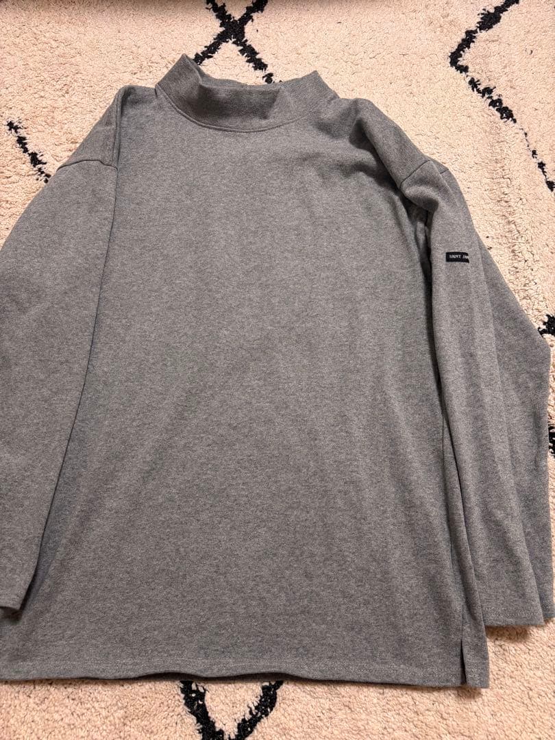 SAINT JAMES モックネックウェア ACIER チャコール M