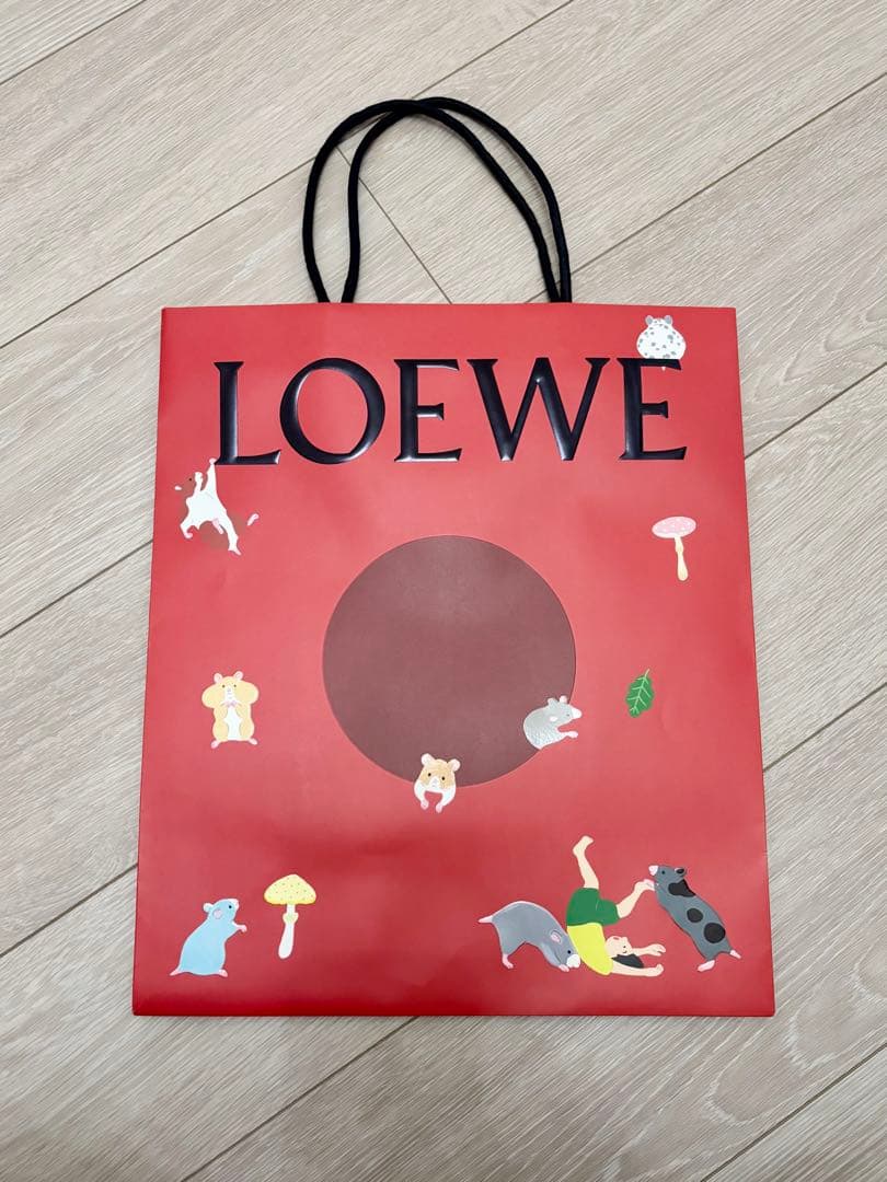 【美品】ロエベ モヘア マフラー アイボリー