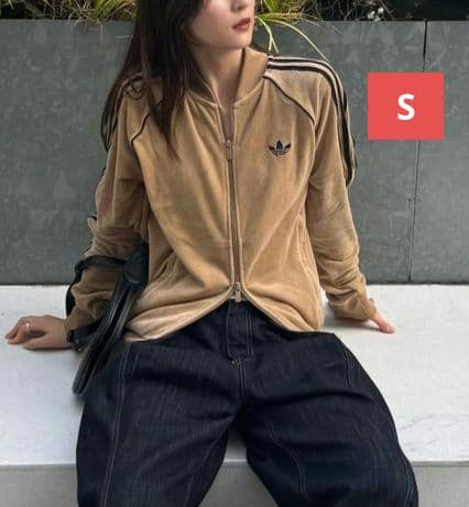 た*か様 adidas SST アディカラー ベロア トラックトップ