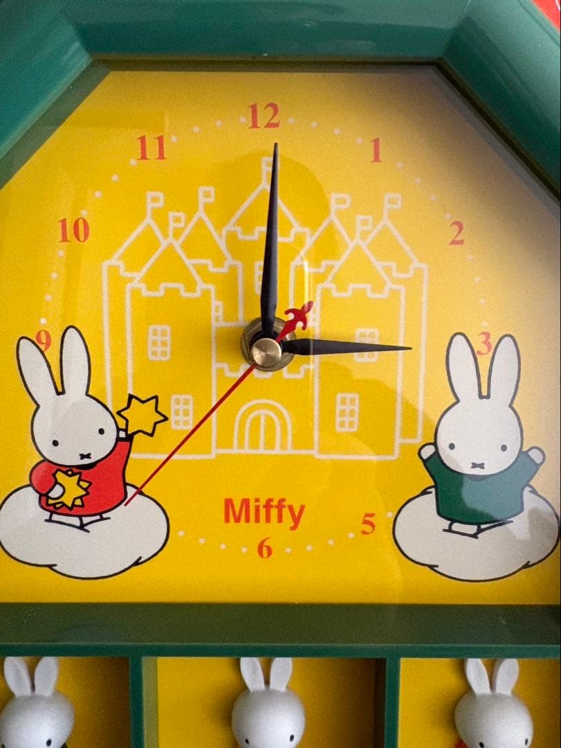 ミッフィー　掛け時計　箱付き