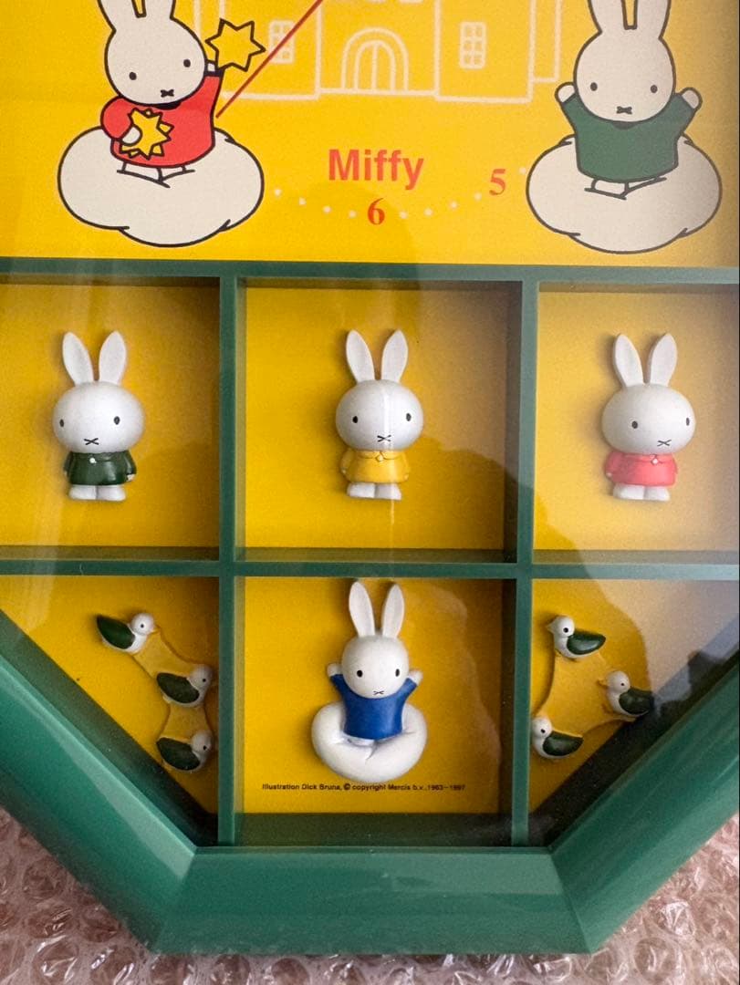 ミッフィー　掛け時計　箱付き