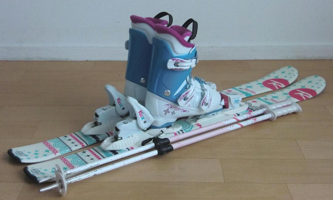 ■■11月限定■送料無料■ロシニョール■子供用スキーセット■104/20.5■■