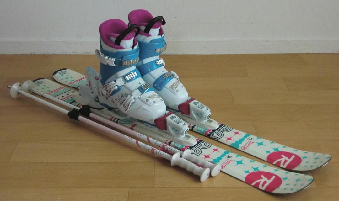 ■■11月限定■送料無料■ロシニョール■子供用スキーセット■104/20.5■■