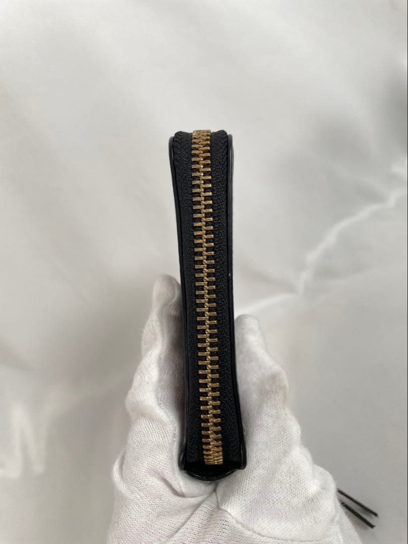 未使用 russet ラシット 二つ折り財布 エンボスモノグラム レザー