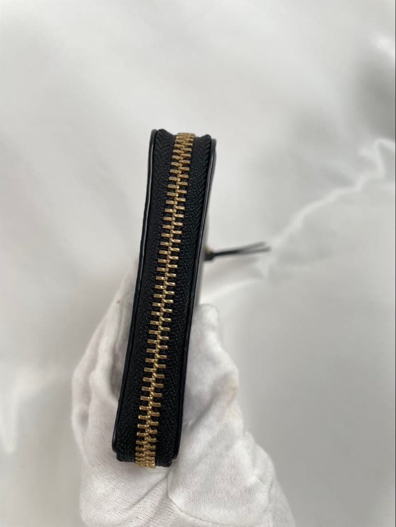 未使用 russet ラシット 二つ折り財布 エンボスモノグラム レザー