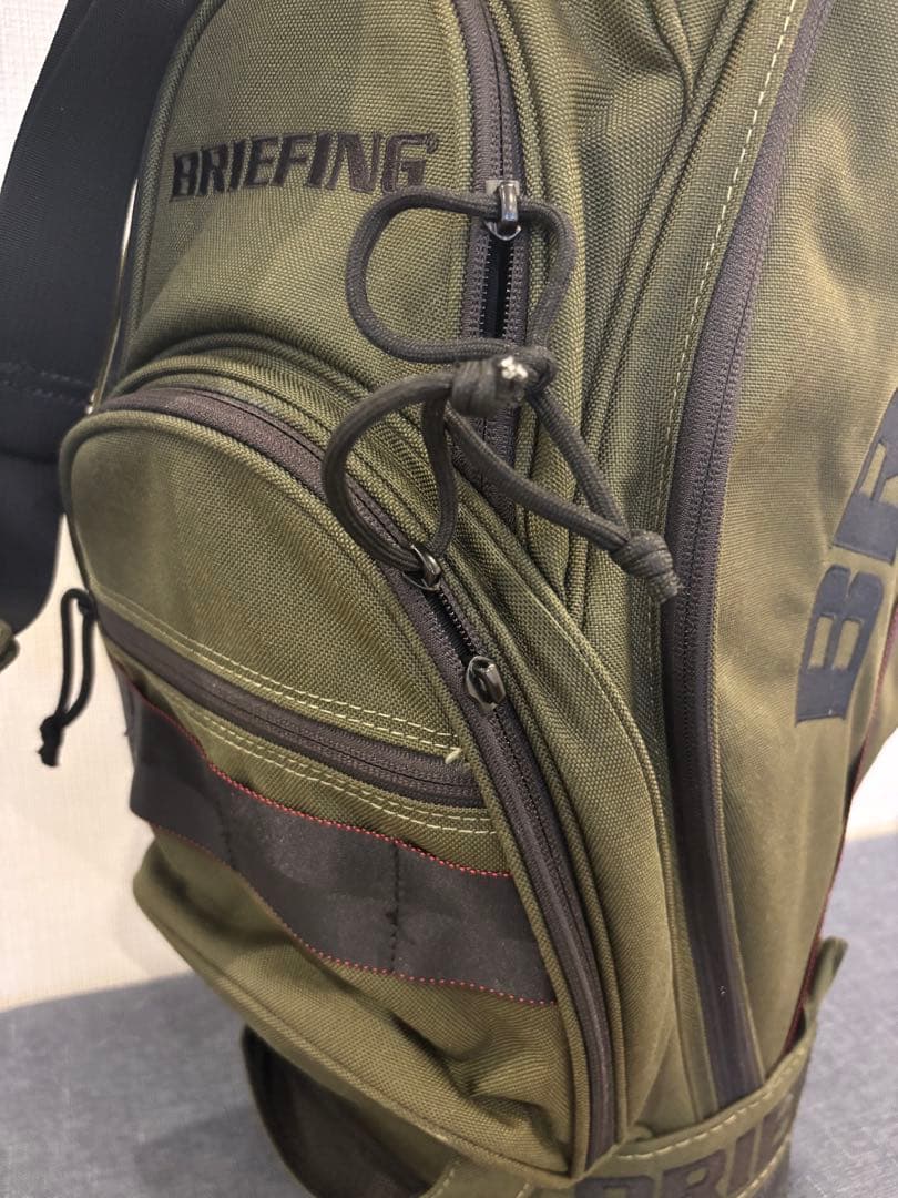 テ*ロ様 ブリーフィング　CR-5 キャディバッグ　レンジャーグリーン