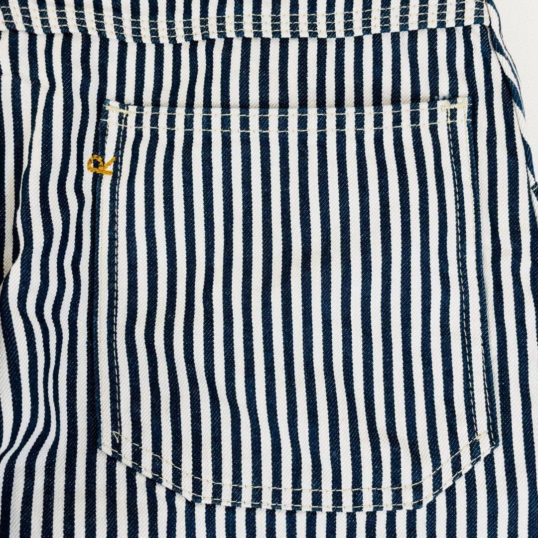 1685【極美品】45R 小麦デニムの908ペインターパンツ ヒッコリーパンツ