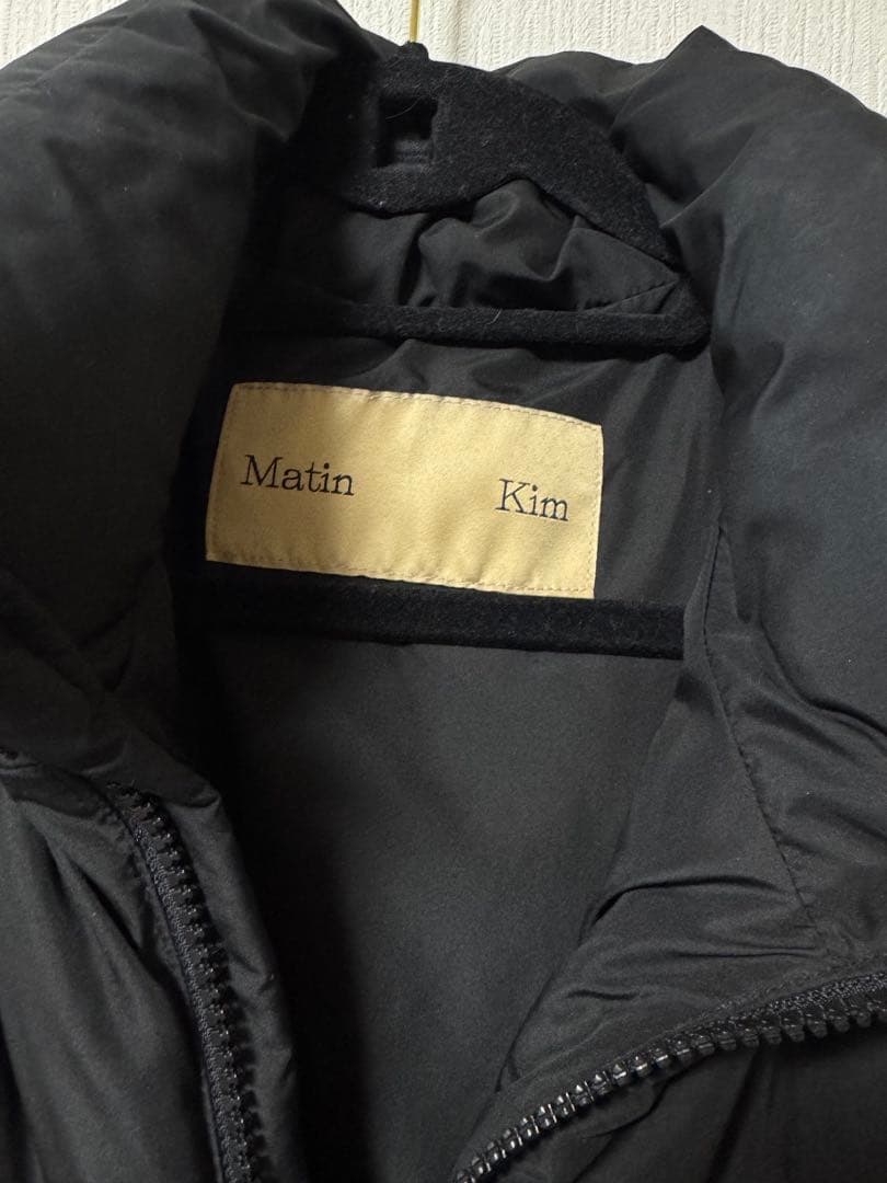Matin Kim ブラック ダウンベスト