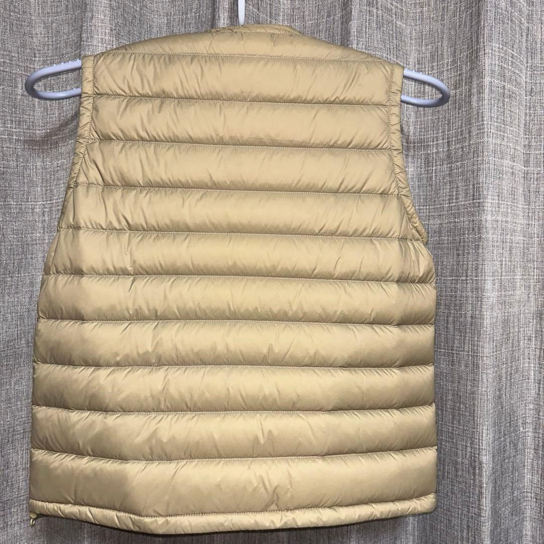 DANTON ベージュ インナーダウンベスト