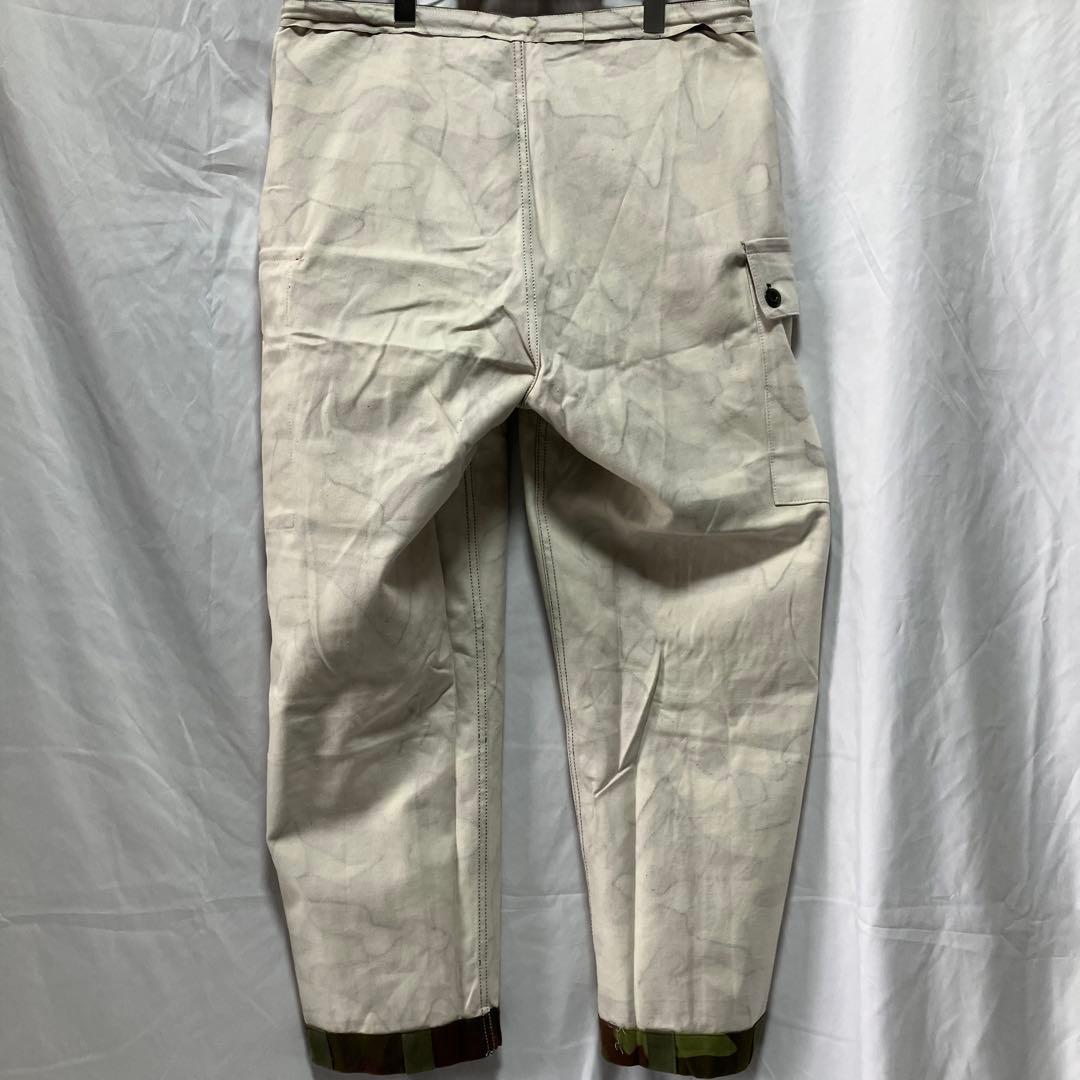 フィンランド軍 M-62カモ柄 リバーシブル オーバーパンツ　デッドストック