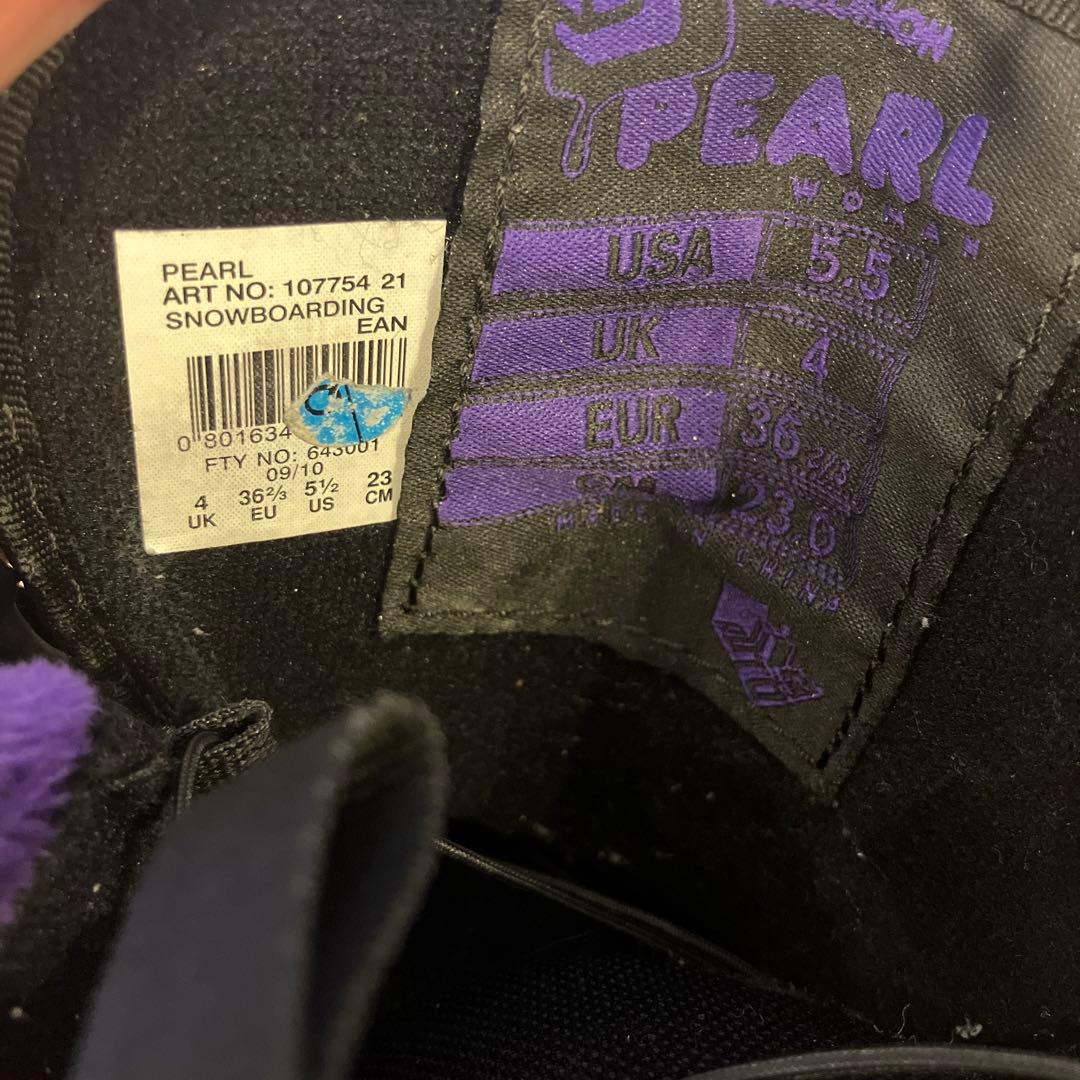 Salomon スノーボードブーツ ブラック/パープル　23cm