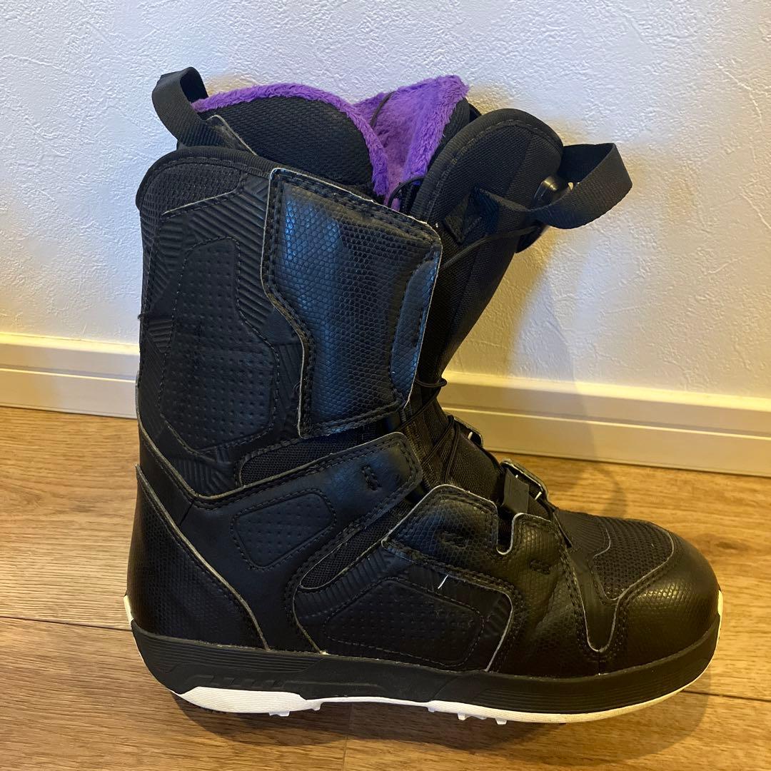 Salomon スノーボードブーツ ブラック/パープル　23cm