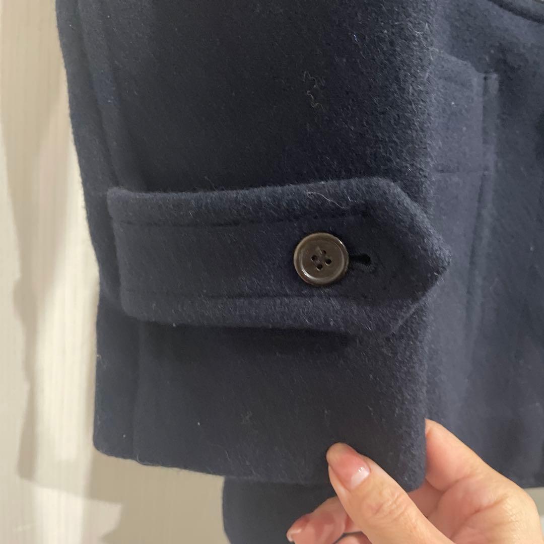 超美品✨BLUE BLUE ネイビー ダッフルコート