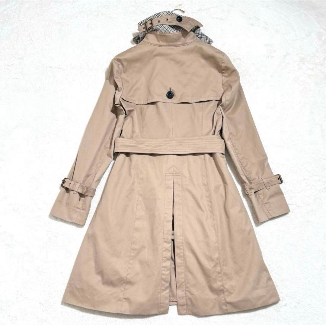バーバリーブルーレーベル　トレンチコート　ライナー付　ベルト ノバチェック 36
