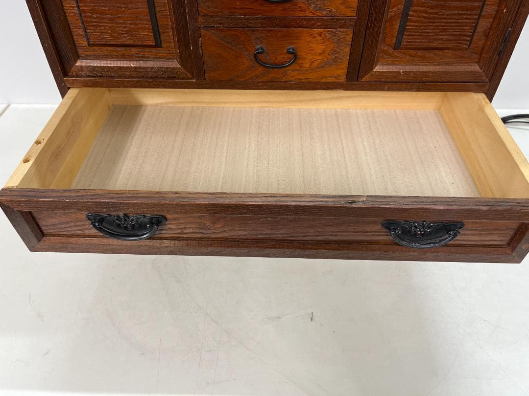 からくり箪笥　伝統工芸　日本文化センター　昭和レトロ　ヴィンテージ　f860