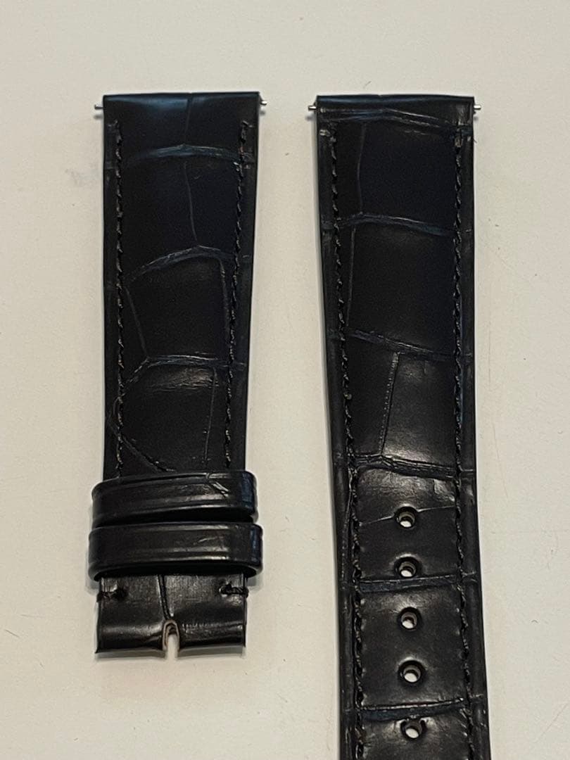 カミーユフォルネ　アリゲーター竹斑　ダークブラウン 20/16 未使用