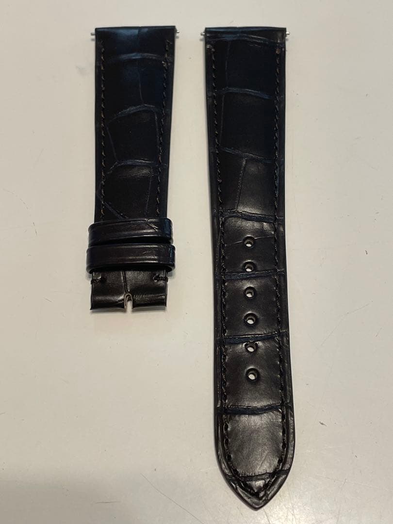 カミーユフォルネ　アリゲーター竹斑　ダークブラウン 20/16 未使用