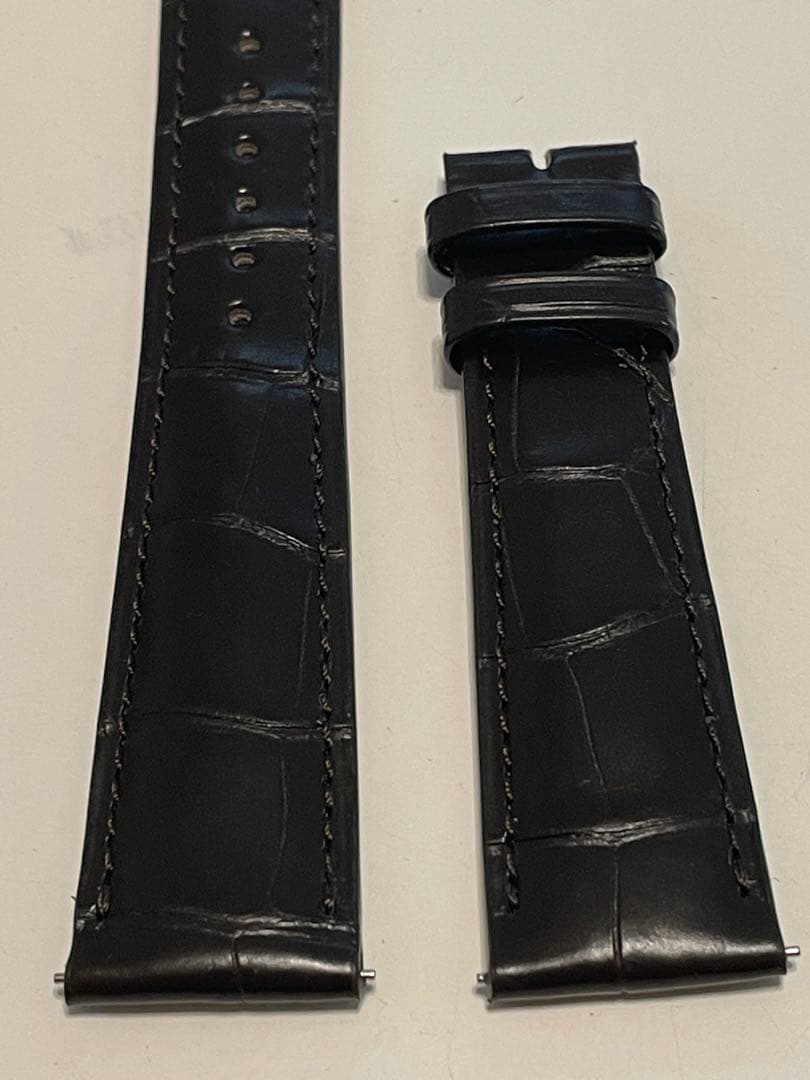 カミーユフォルネ　アリゲーター竹斑　ダークブラウン 20/16 未使用