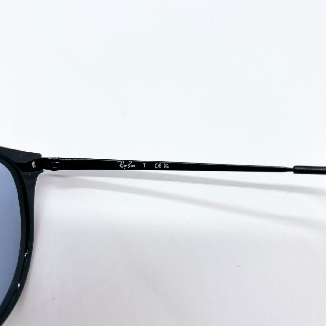 レイバン　RB4334D ブラック/ブルーレンズ　ケース、クロスセット