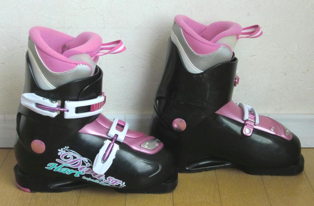 ■■11月限定■送料無料■Hart■子供用スキーセット■128/23■WAX■■