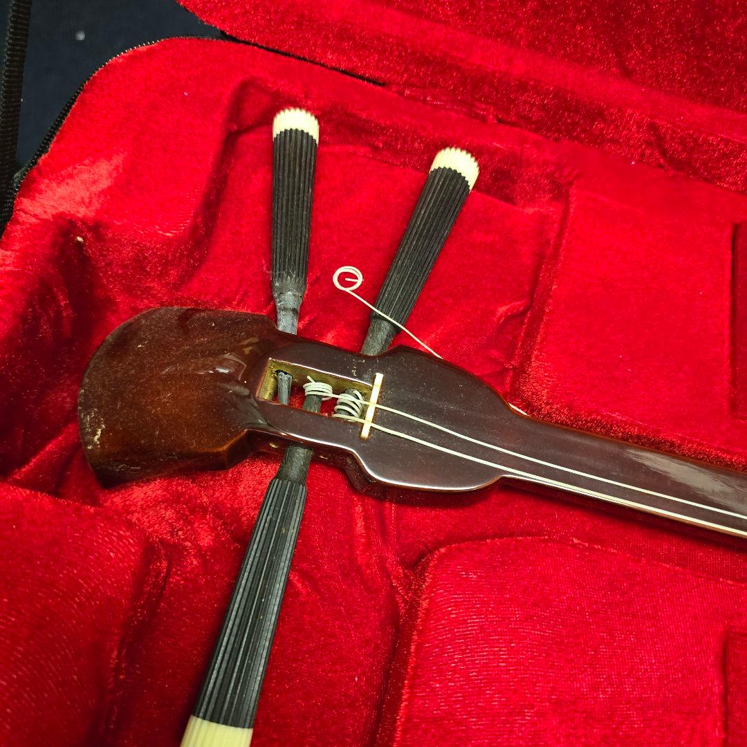 三味線本体 蛇味線 ケース付き