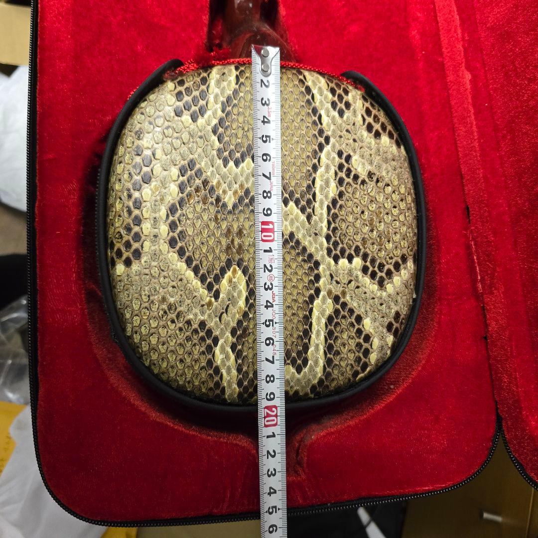 三味線本体 蛇味線 ケース付き