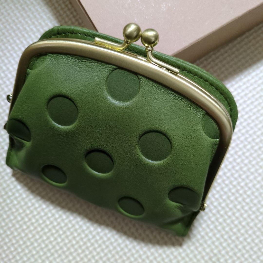 新品　Zucchero　コンパクト　短財布　グリーン　レディース ズッケロ