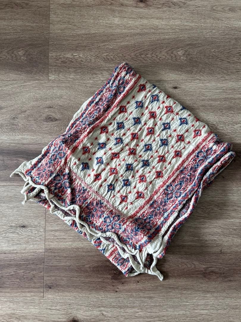 KAPITAL ウール縮絨マフラー バンダナ柄