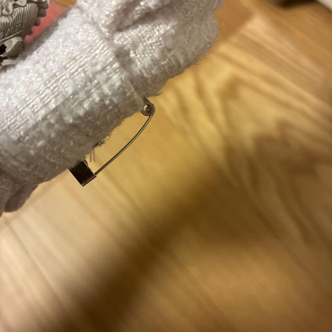 アンクルージュ　ポンチョ　白