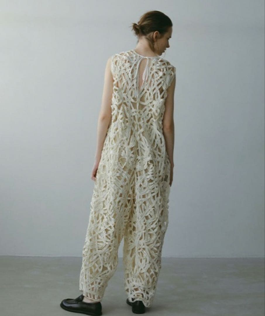 ETRETOKYO/エトレトウキョウ ブレードパターンノースリーブオールインワン