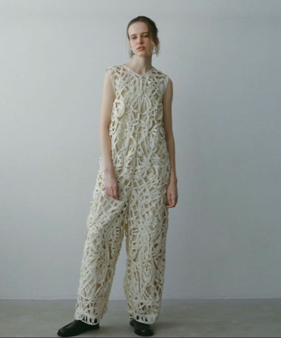 ETRETOKYO/エトレトウキョウ ブレードパターンノースリーブオールインワン