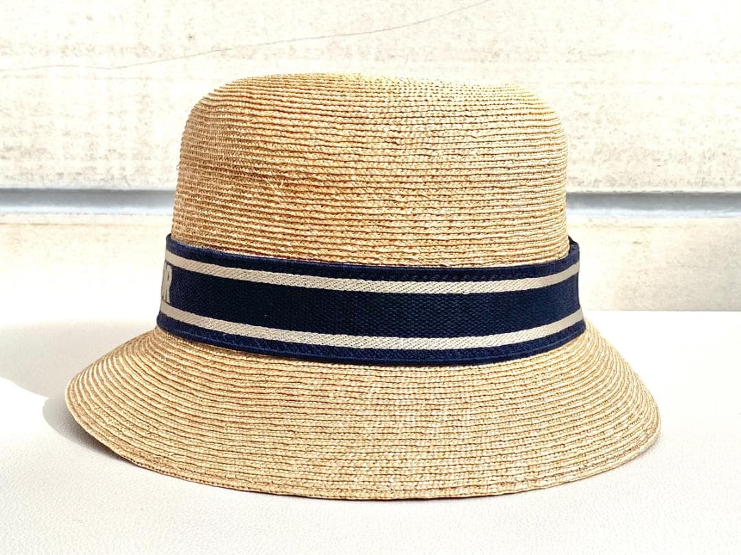 Christian Dior ディオールリゾート ストローハット ベージュ