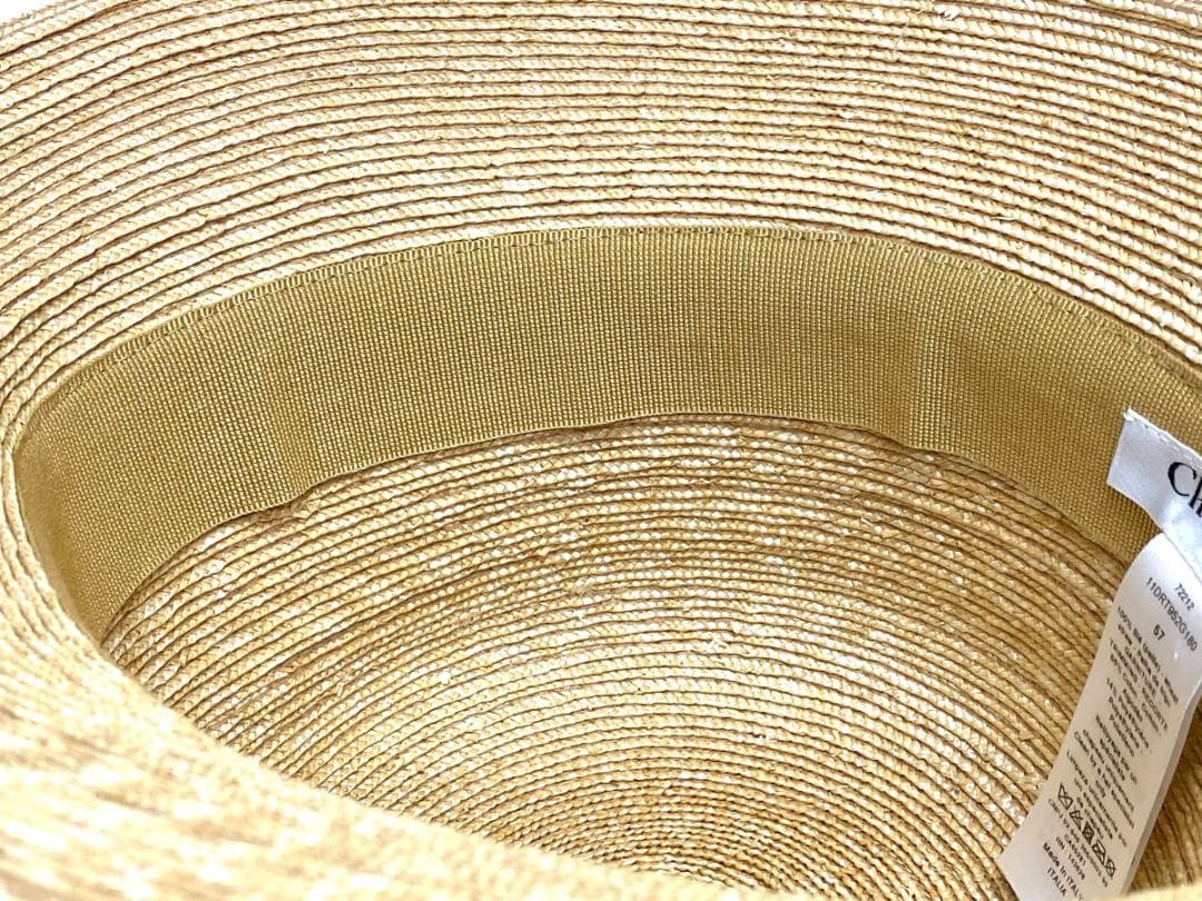 Christian Dior ディオールリゾート ストローハット ベージュ
