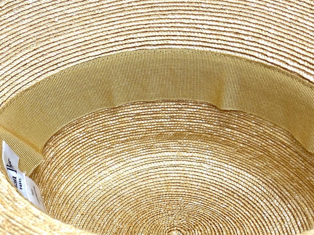 Christian Dior ディオールリゾート ストローハット ベージュ
