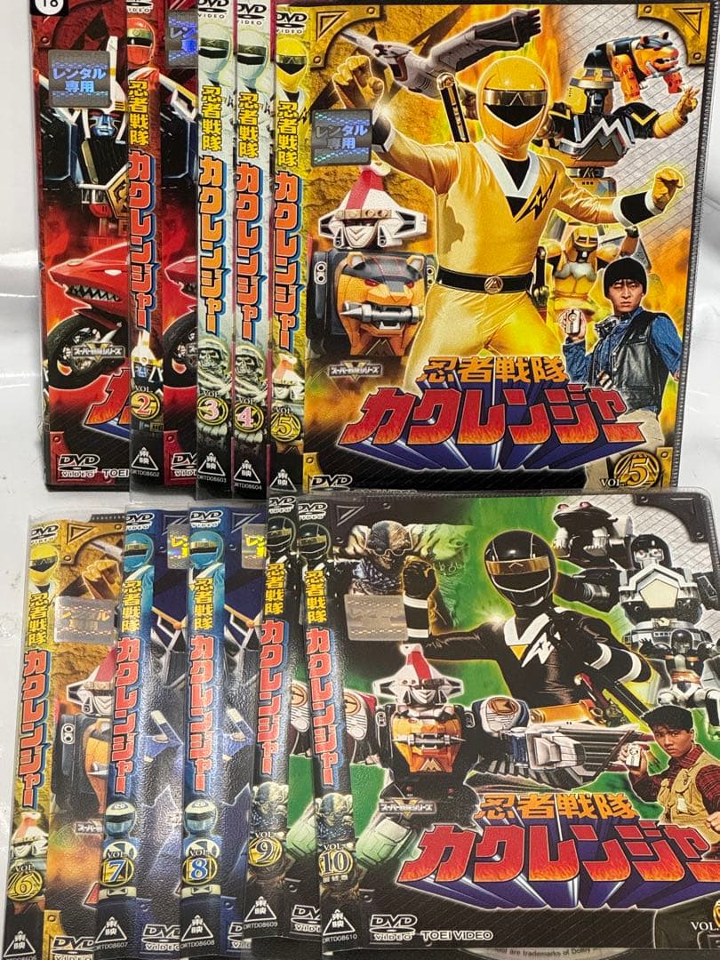 忍者戦隊カクレンジャー　レンタル落ち　DVD