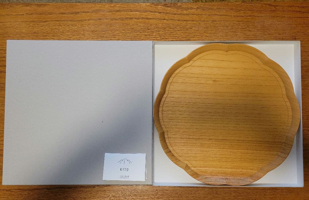 【めめちゃん様】KITO （四十沢木材工芸）輪花盆　大