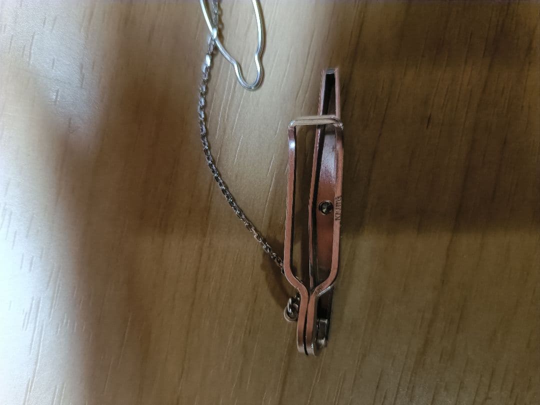 14KWG 14金ホワイトゴールド ネクタイピン