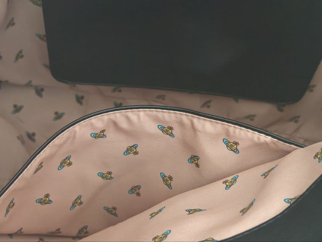 Vivienne　Westwood　ブラックキルティングトートバッグ