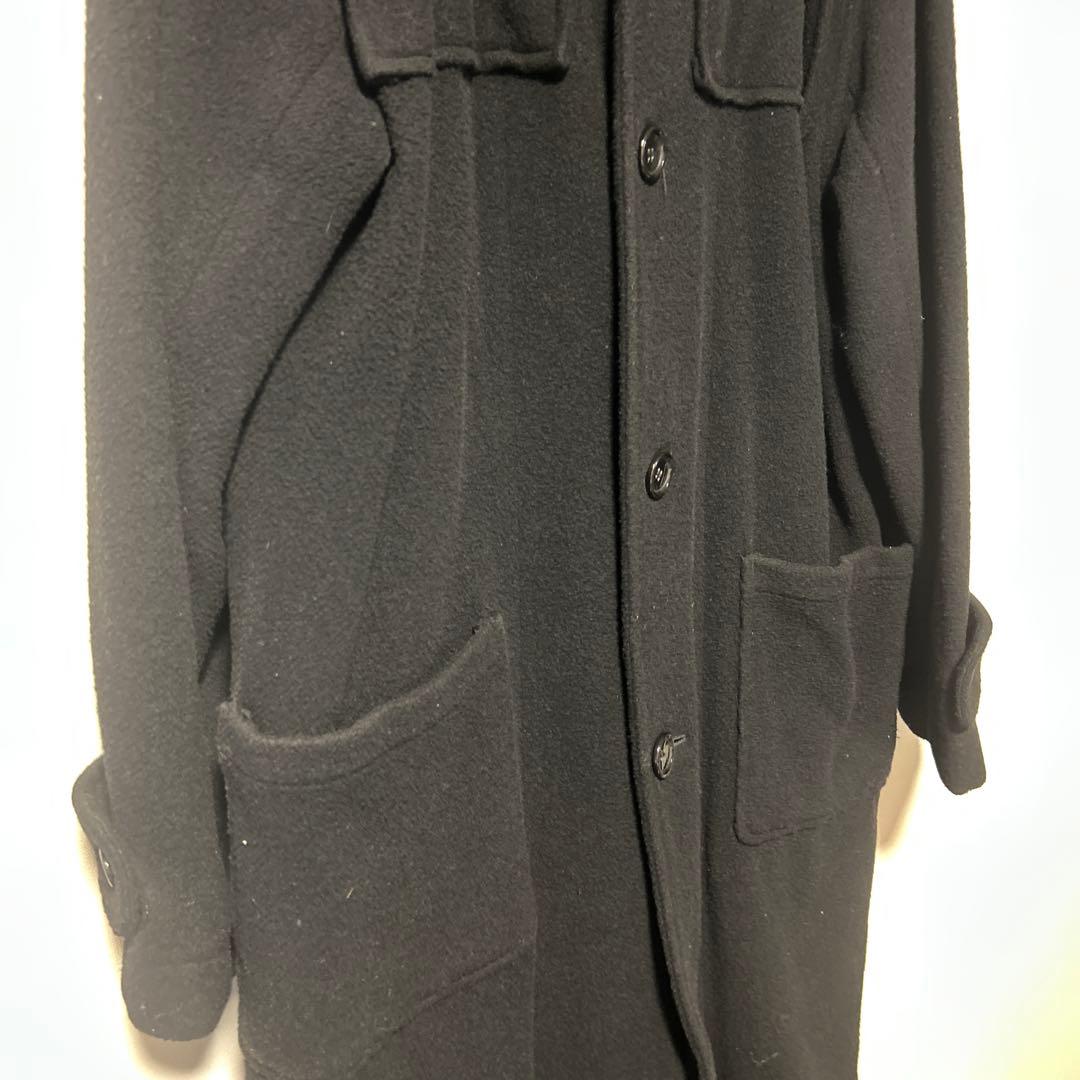 defective product フード付きダッフルコート 黒