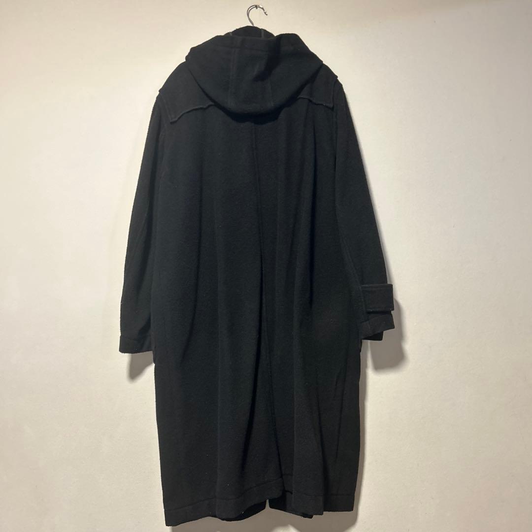defective product フード付きダッフルコート 黒