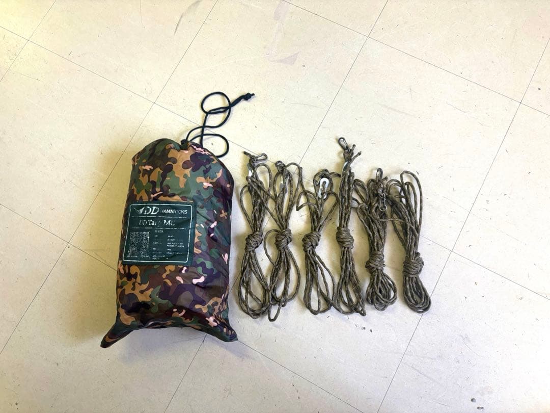 ddタープ　ddハンモック　3x3 マルチカム　迷彩