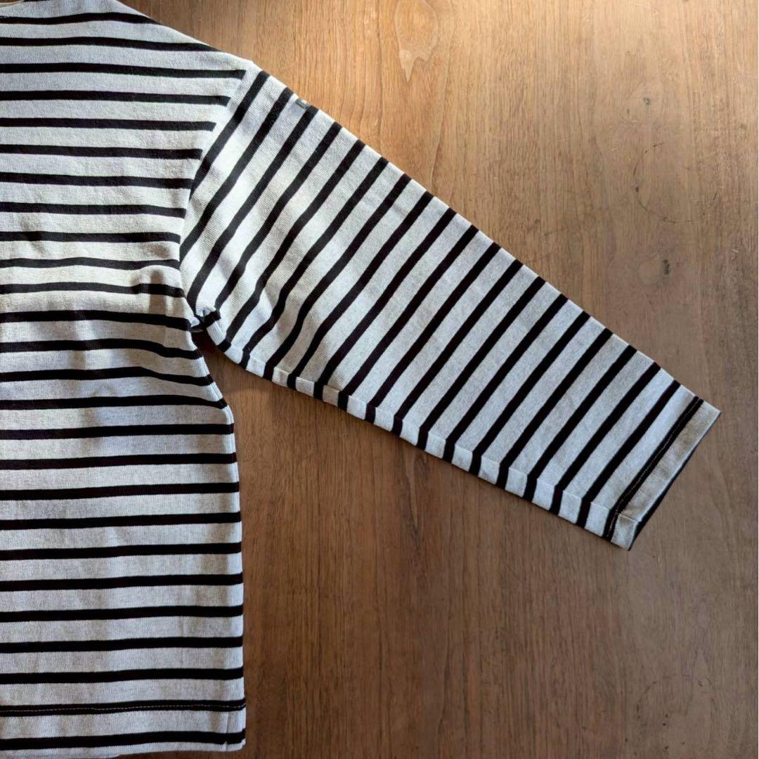 未使用品 ウェッソン ルーズ 長袖 ドロップショルダー フランス製 グレー 黒