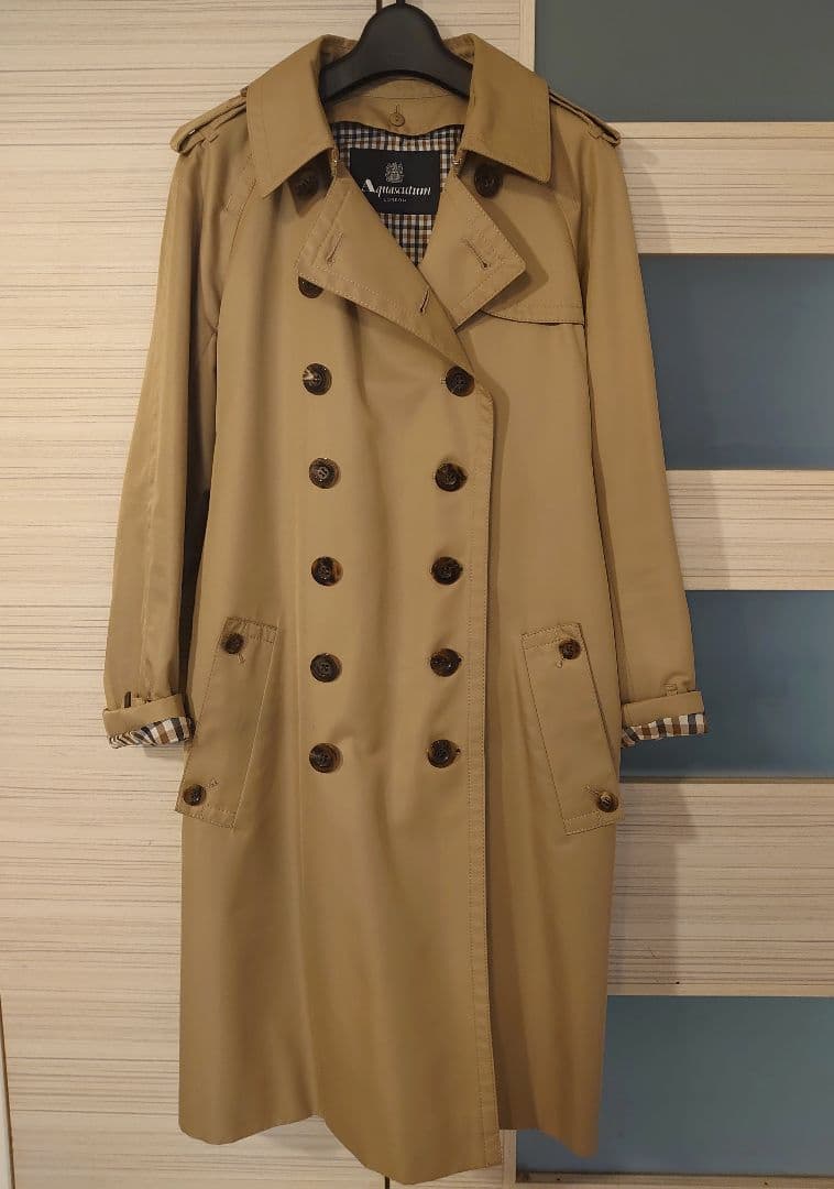 ★Aquascutum アクアスキュータム トレンチコート サイズ8★