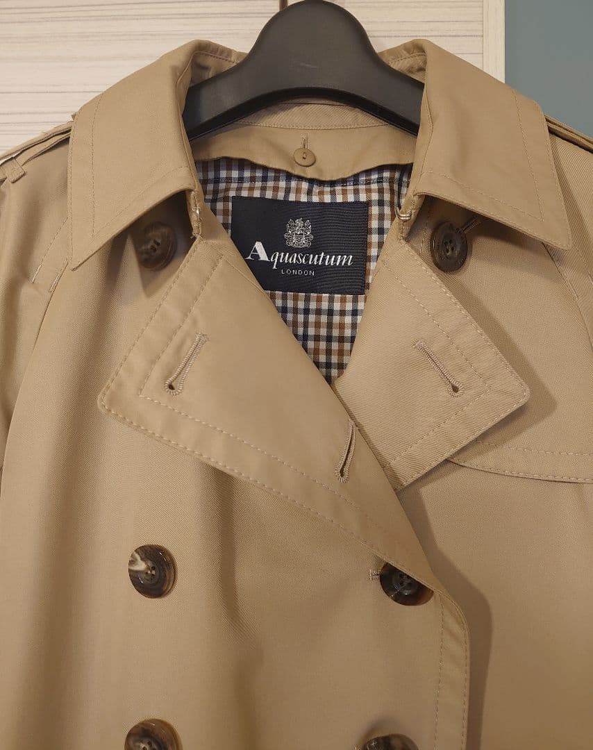 ★Aquascutum アクアスキュータム トレンチコート サイズ8★