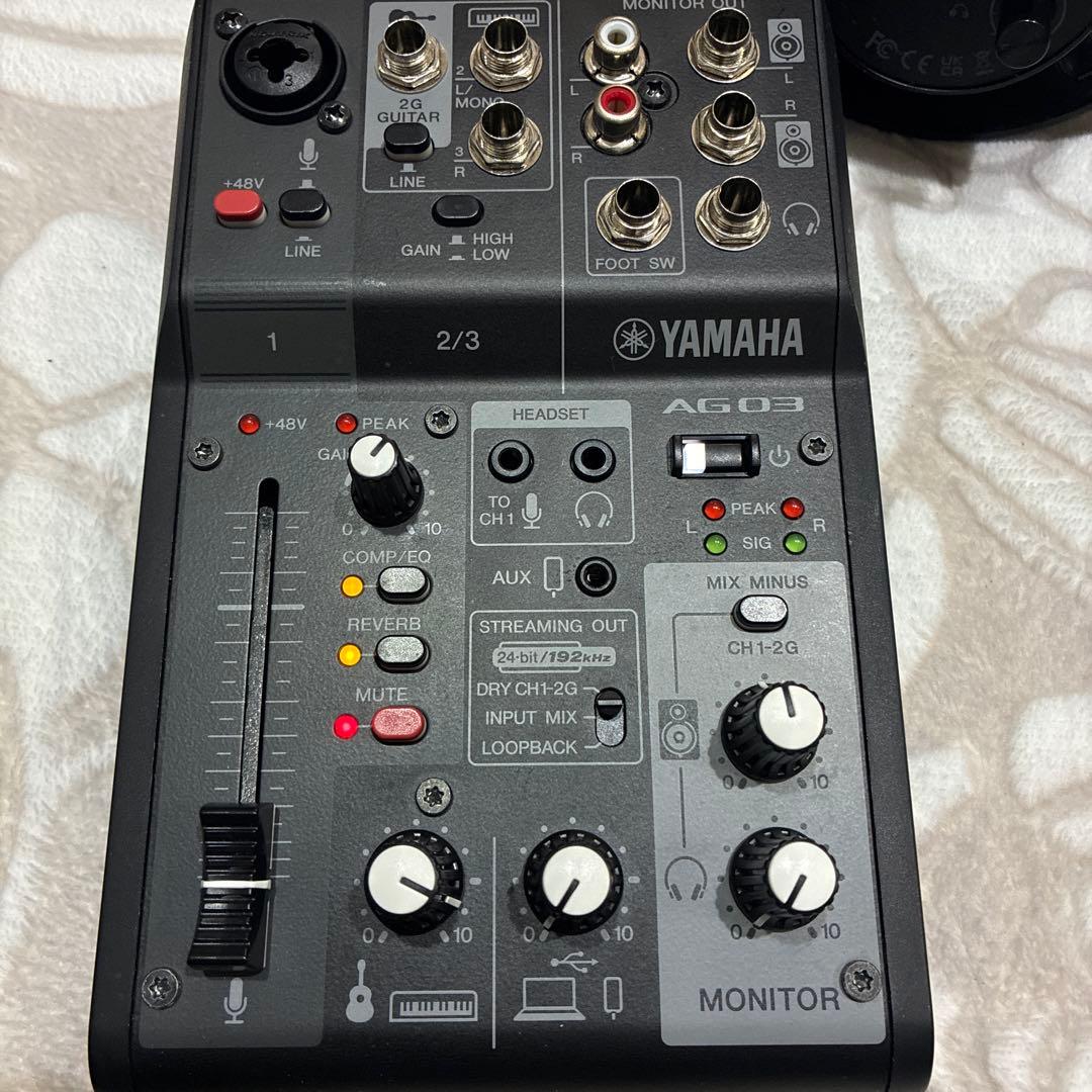 YAMAHA ヤマハ AG03MK2 マイク付き