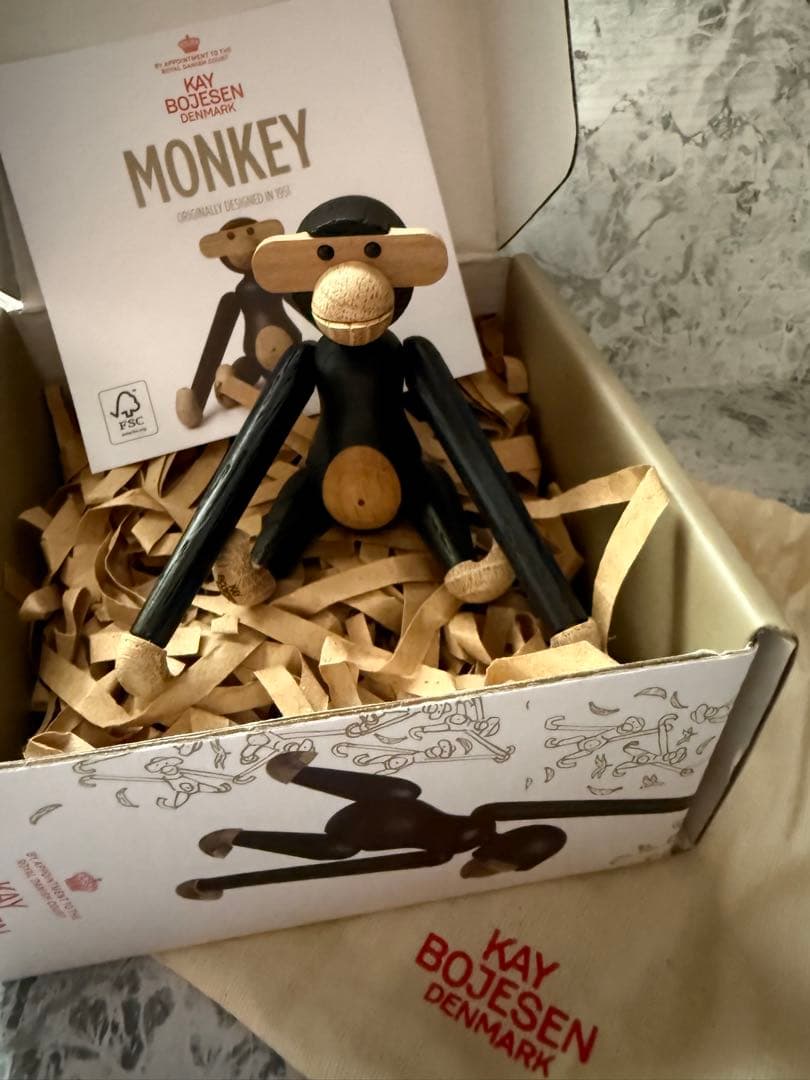 Kay Bojesen カイボイスン モンキーミニ ブラック 正規品