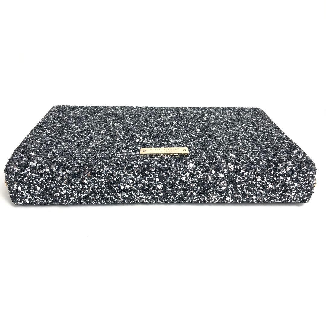 kate spade ケイトスペード クラッチバッグ 汽車 グリッター トレイン