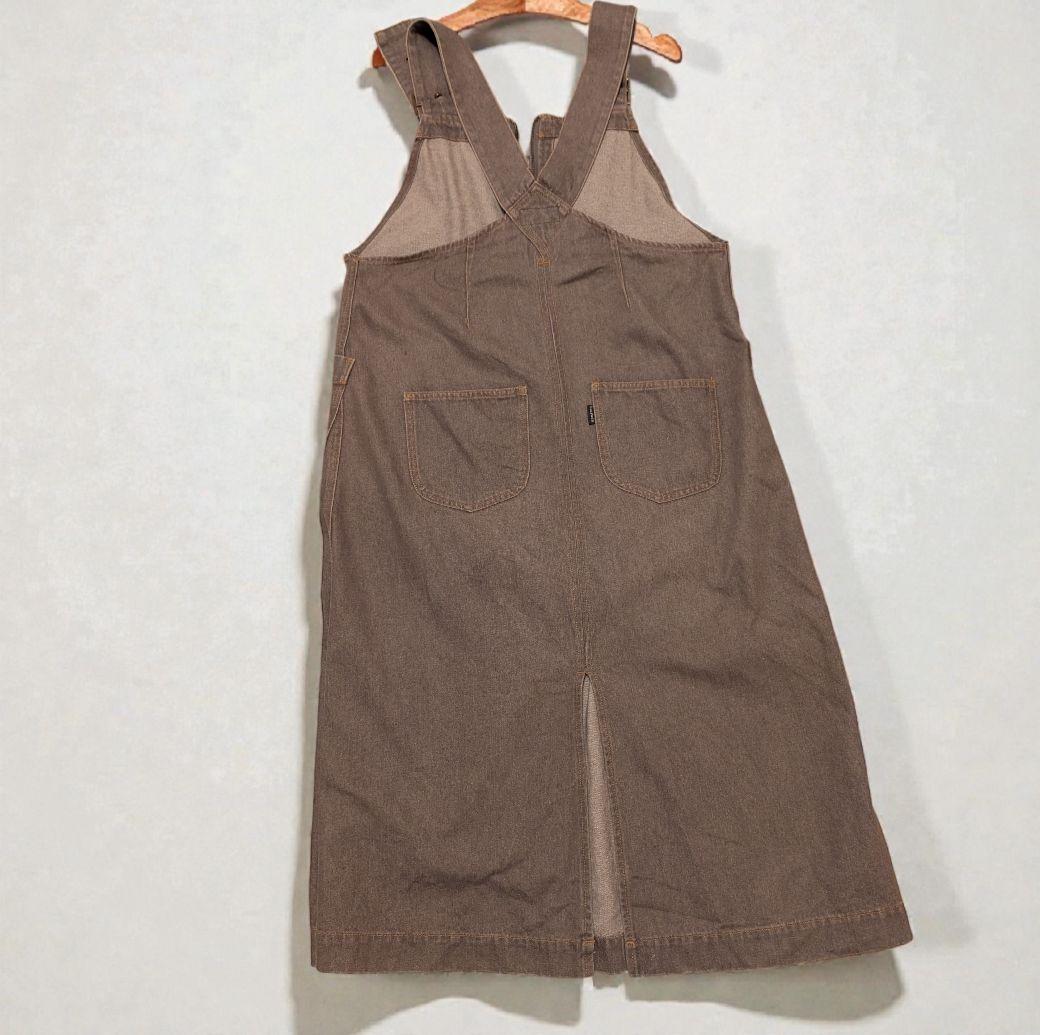 センソユニコ　ルクルカグレー　デニムサロペット サイズ38　ワンピース